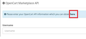 How to connect opencart 3 to marketplace 3